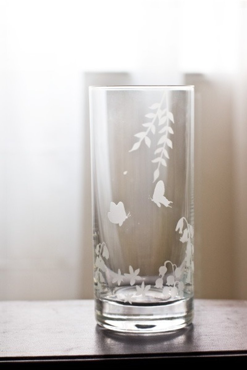 【Four Seasons Blossom Crystal Long Drink Glass－Set of 4】wedding christmas gift - Glasses - แก้ว 