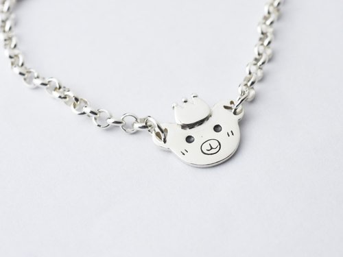Little bear - Children&amp;#x27;s forest paradise series (925 silver bracelet)