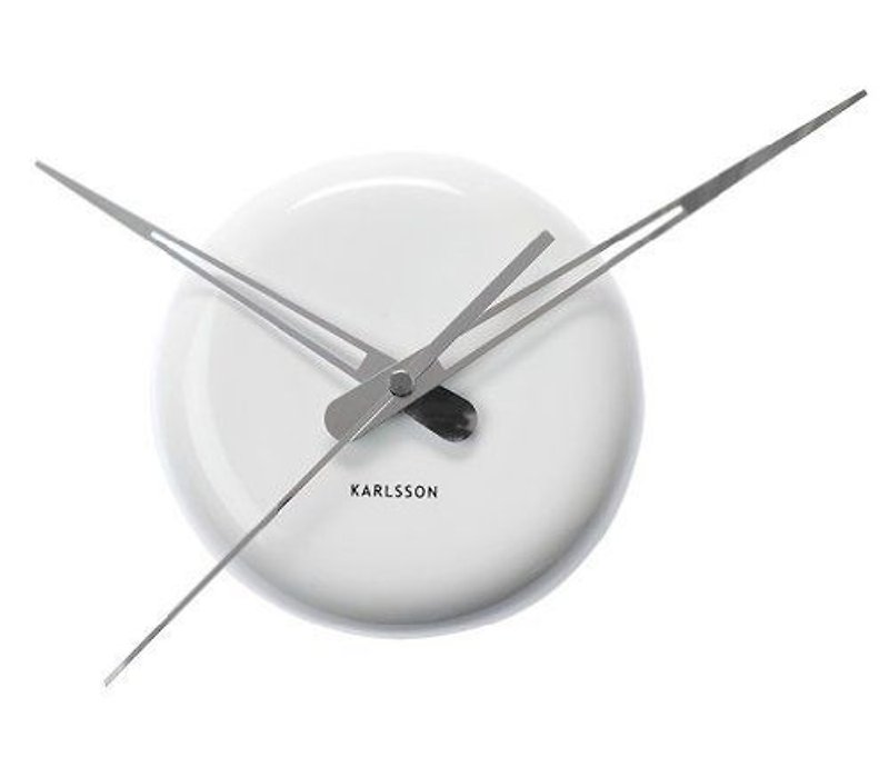 Karlsson, Ceramic Dot white wall clock - Clocks - Other Materials White