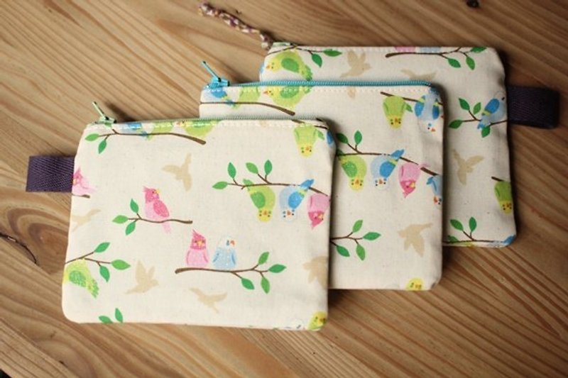 forêt- small birds universal packet - Coin Purses - Other Materials Multicolor