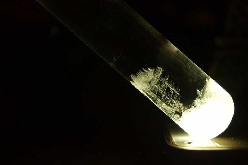 試管天氣瓶 Storm Glass 結晶風暴玻璃　預測天氣的古老神秘風暴結晶 氣象預測 風暴球 - 擺飾/家飾品 - 玻璃 白色