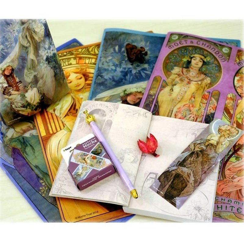 TAISO Art Master Mucha - Lily Madonna Stationery Series - Notebooks & Journals - Paper Multicolor