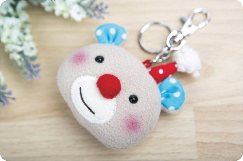 "Balloon" Keyring-Baby Bear - Keychains - Other Materials Gold