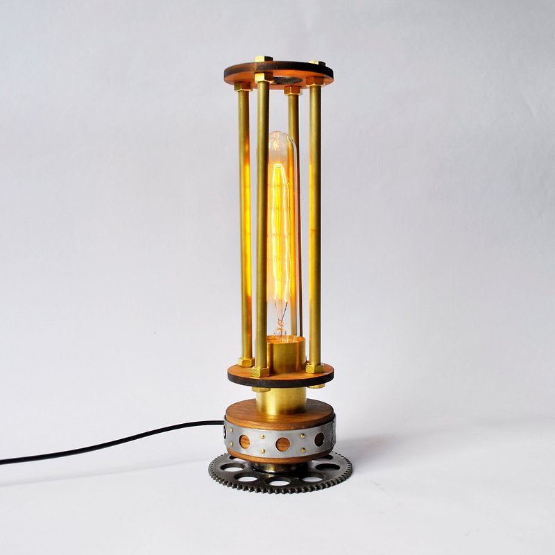 Cyclone Lamp (十孔齒輪底座版) - 燈具/燈飾 - 其他金屬 金色