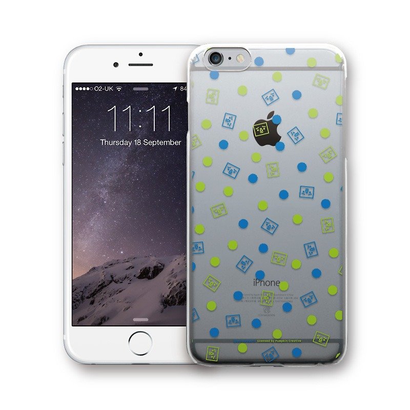 AppleWork iPhone 6/6S/7/8 原創設計保護殼 - 親子豆腐 PSIP-331 - 手機殼/手機套 - 塑膠 綠色