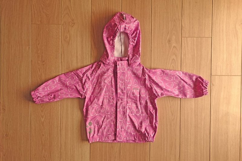 防水材質 其他 粉紅色 - reima小雨的兒子紫粉色防風雨衣