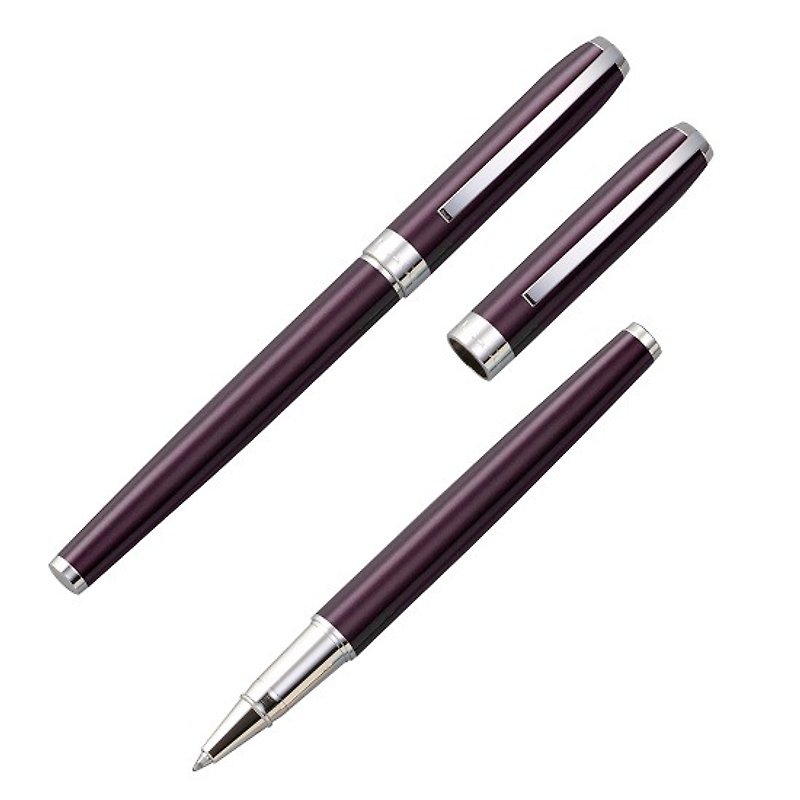 [Chris & Carey] Essence essence series (lettering) / pearl purple ballpoint pen - Rollerball Pens - Other Metals Purple