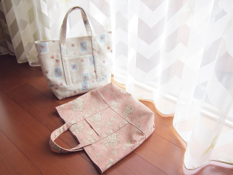 Walking tote bag (two colors) - Handbags & Totes - Other Materials 