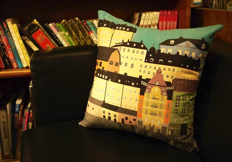 [Go travel well. Take a good rest] Suede pillowcase [Stockholm. Sweden】 - Pillows & Cushions - Other Materials 