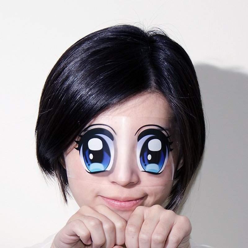 buyMood-Manga Girly Eyes Fun Sticker-See Through - Stickers - Waterproof Material 