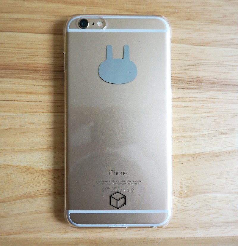 YanComic continually multiply DISENO iPhone 6 / 6s Plus Phone Case (rabbit head section) - เคส/ซองมือถือ - พลาสติก สีเทา