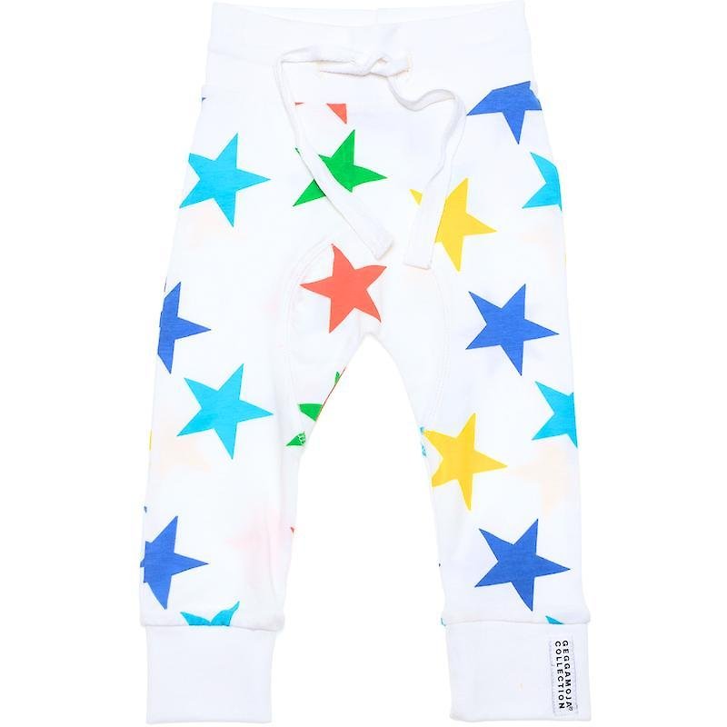 【Lovelybaby Nordic Children's Clothing】Swedish Organic Cotton Trousers 3 Years Old to 6 Years Old Star - Pants - Cotton & Hemp Multicolor