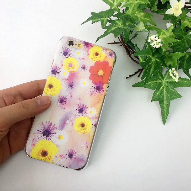 Spring Color 1 Print Soft / Hard Case for iPhone X,  iPhone 8,  iPhone 8 Plus,  iPhone 7 case, iPhone 7 Plus case, iPhone 6/6S, iPhone 6/6S Plus, Samsung Galaxy Note 7 case, Note 5 case, S7 Edge case, S7 case - Phone Cases - Plastic Pink