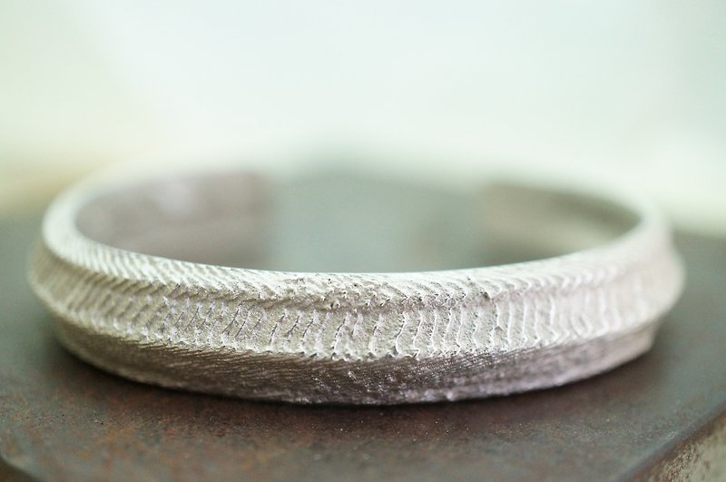 【janvierMade】Sterling Silver Wave Bracelet / Wave Cuff Bangle / 925 Sterling Silver Handmade