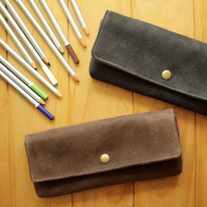 1pinfun Pan Suoka Division pencil Wide * - Pencil Cases - Other Materials Brown