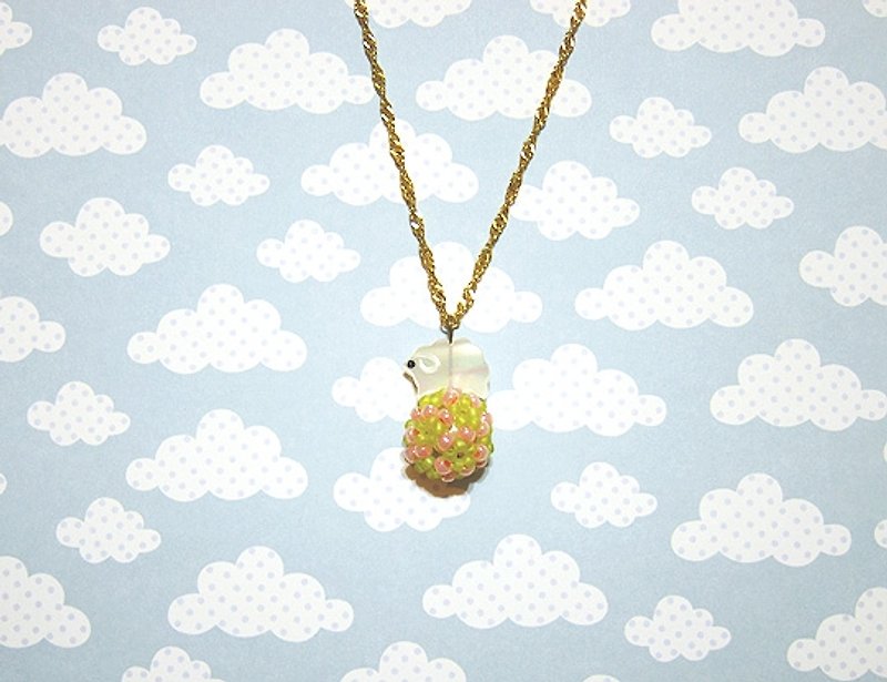 Meadow sheep bleating - Necklaces - Other Materials Green