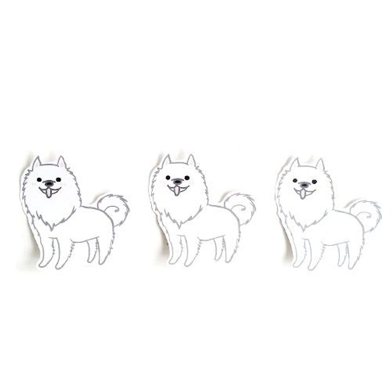1212 fun design waterproof stickers funny stickers everywhere - Spitz - Stickers - Waterproof Material White