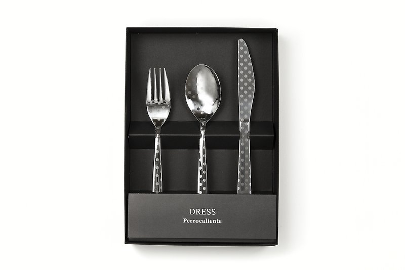 Perrocaliente dot tableware set - Cutlery & Flatware - Other Metals Gray