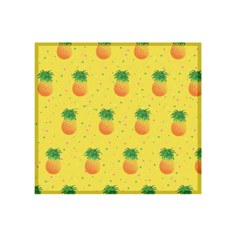 [Universal] Fruit Series pineapple cloth bite ll Wipes - กล่องแว่น - วัสดุอื่นๆ สีเหลือง