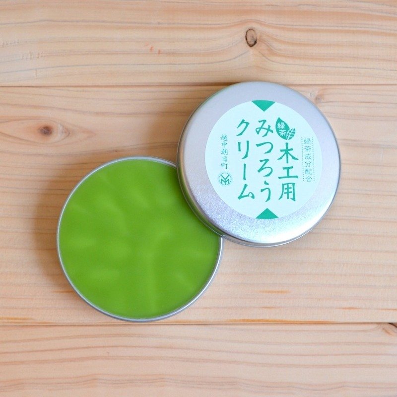 微森林．日本原裝進口天然蜜蠟霜 木製品 木工用 綠茶 40g 木器保養 木頭保養 - 洗手乳/洗手用品 - 植物．花 綠色