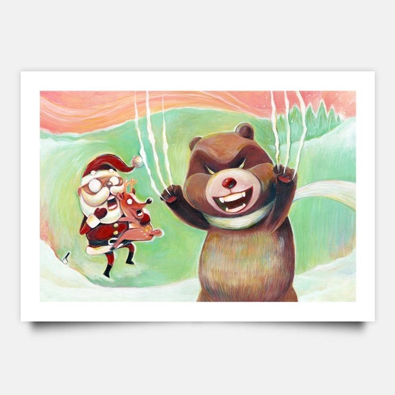 Christmas cards - my gift blanket? - การ์ด/โปสการ์ด - กระดาษ สีเขียว