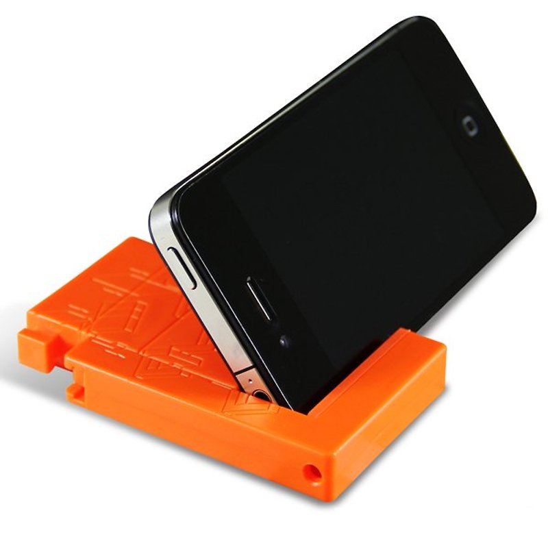 台灣製造積木式橘色Magic Mobile Stand變形金剛隨行座 - 其他 - 矽膠 橘色