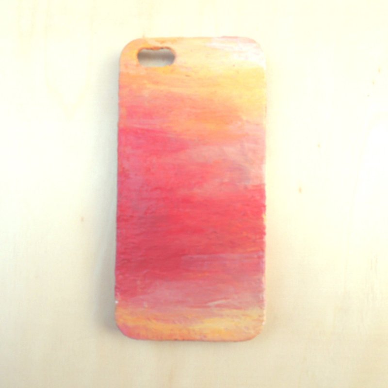 [Painted shell phone smartphone case: Twilight Love Twilight Love: hand-painted Hand-painted] - เคส/ซองมือถือ - พลาสติก สีแดง