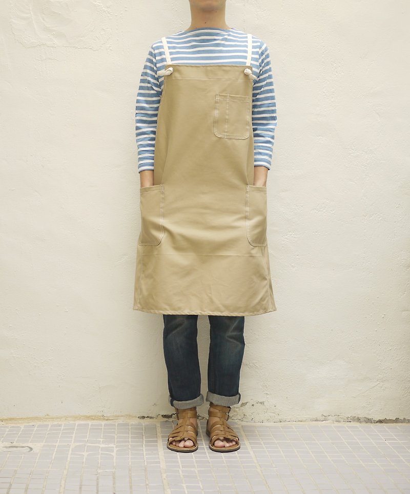 Structural Stitching Apron Light - Aprons - Other Materials 