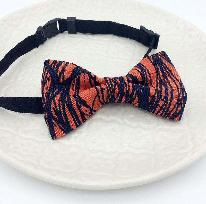 Wild Little Prince wire line fashion small tie - Bibs - Other Materials Orange