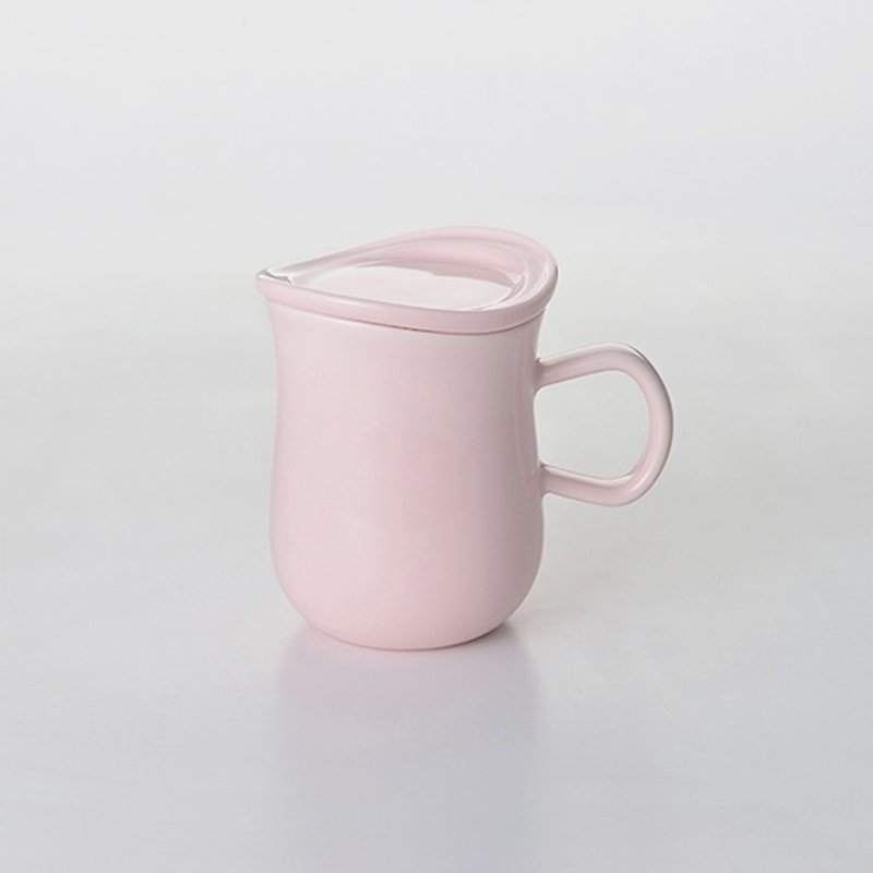 [フラワーシリーズ]フラワーマークカップ（ピンク） - マグカップ - その他の素材 ピンク