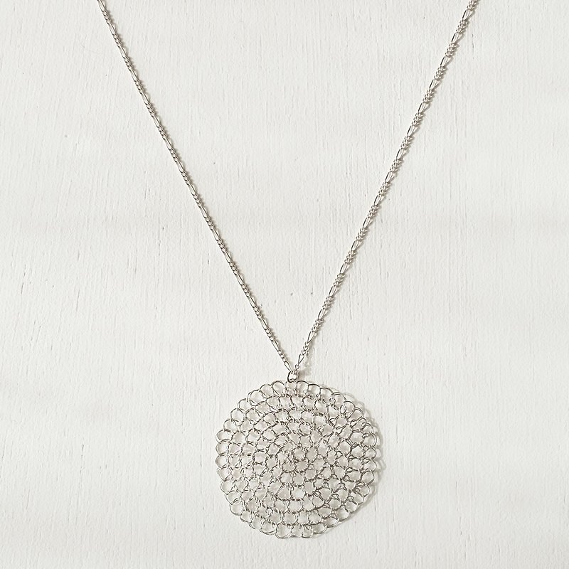 Himawari Necklace - 項鍊 - 其他金屬 灰色