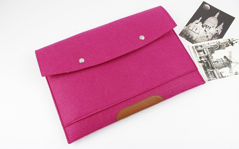 Original handmade rose red blanket Apple Tablet PC case blanket kit kit Macbook Pro Retina 13 "computer bag Macbook 13.3" Pro Retina (can be tailored) - ZMY087RO13R - เคสแท็บเล็ต - วัสดุอื่นๆ 