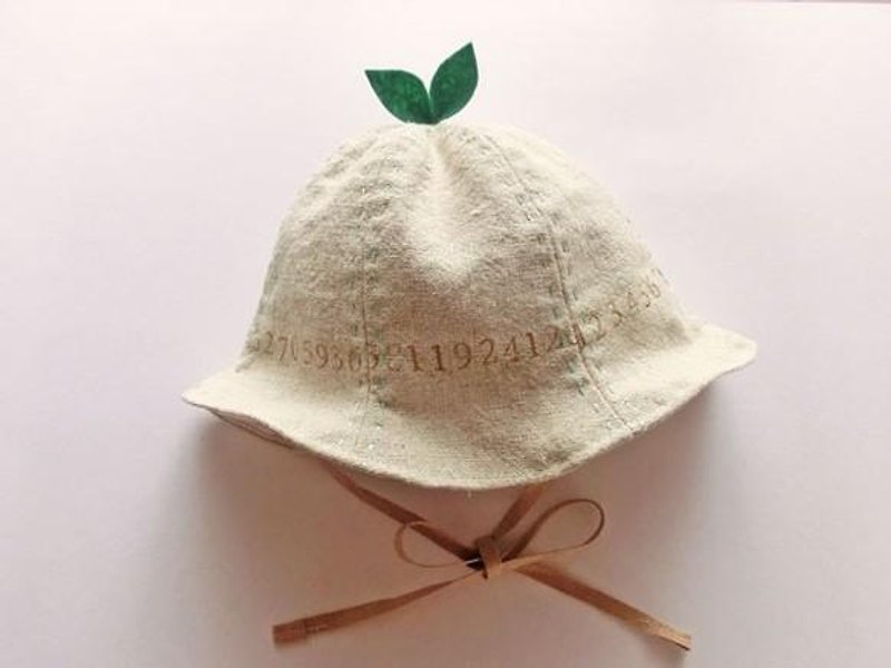Grow Up!  Leaf Hat for Baby and Toddler Numbers - Bibs - Other Materials 