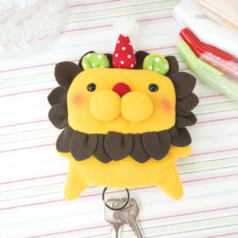 Balloon-Key Cover (Petal Lion) - Keychains - Other Materials Yellow
