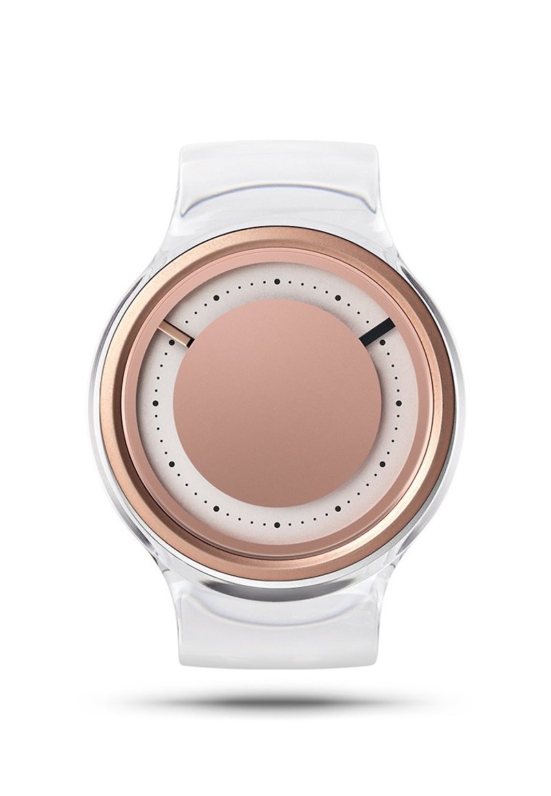 EON 系列手錶 (限量款Rose Gold 玫瑰金色 ) - 女錶 - 橡膠 白色