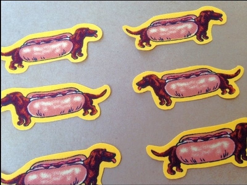 :: :: Cloth sticker sticker book collection ‧ Fort Dachshund │abbiesee gift shop - Stickers - Other Materials 