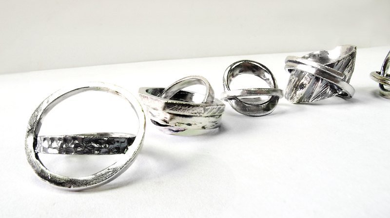 Angle Esthetics Water Cycle Pure Silver Ring ART64 - แหวนทั่วไป - เงินแท้ สีเทา