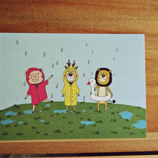 It&amp;#39;s a rainy day postcard