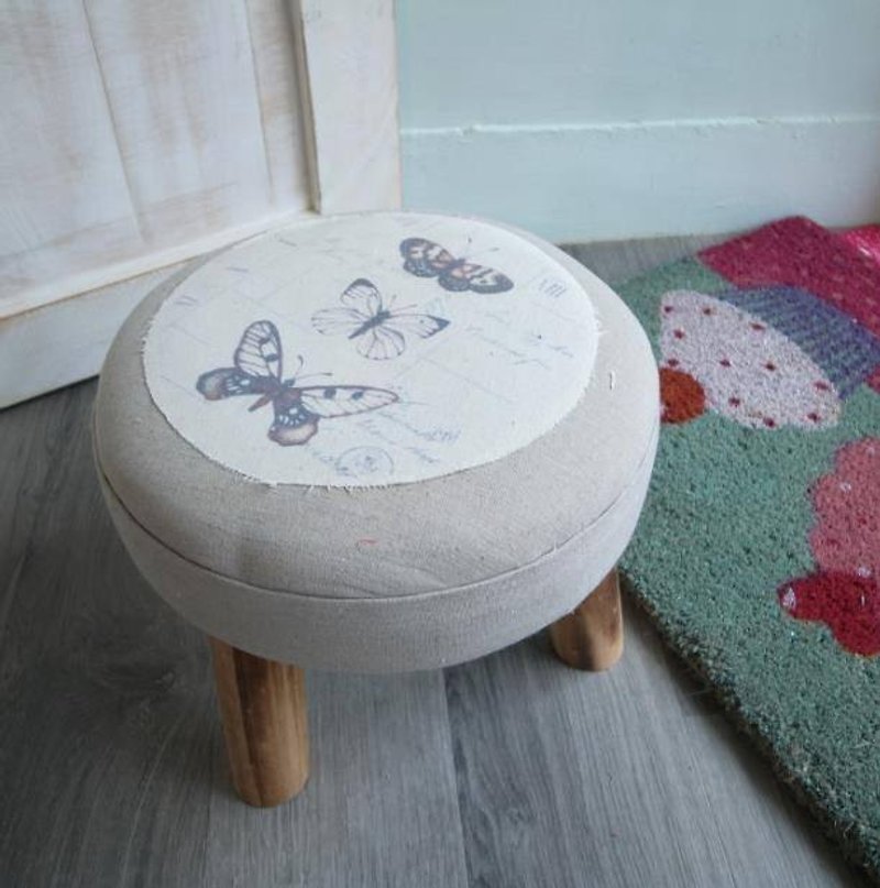 蝴蝶小圓椅 - その他の家具 - 木製 多色
