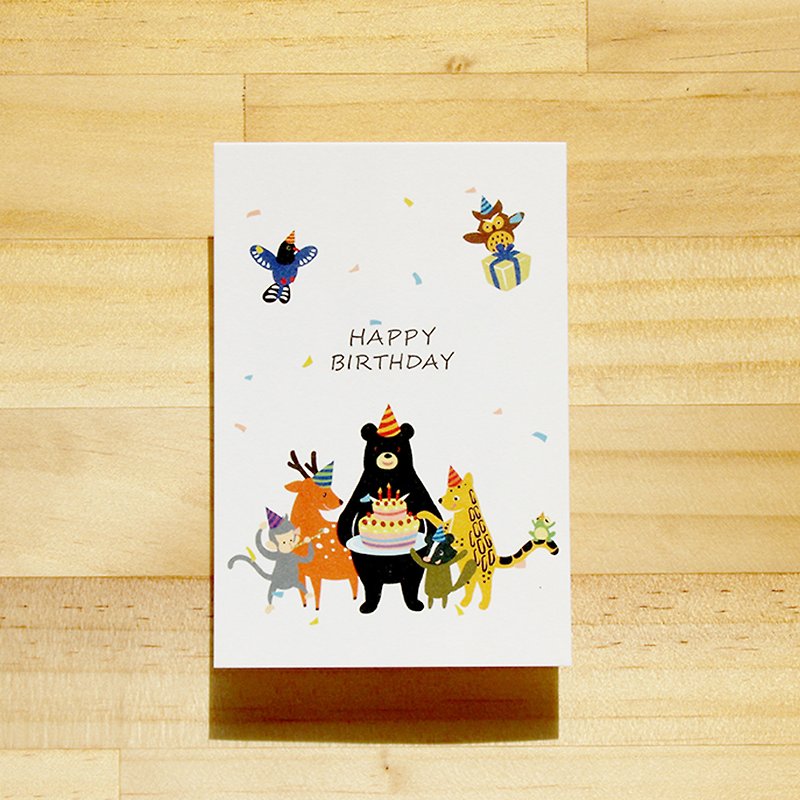 Wensen Touching Cards-Happy Birthday, Forever Friends - Cards & Postcards - Paper Multicolor
