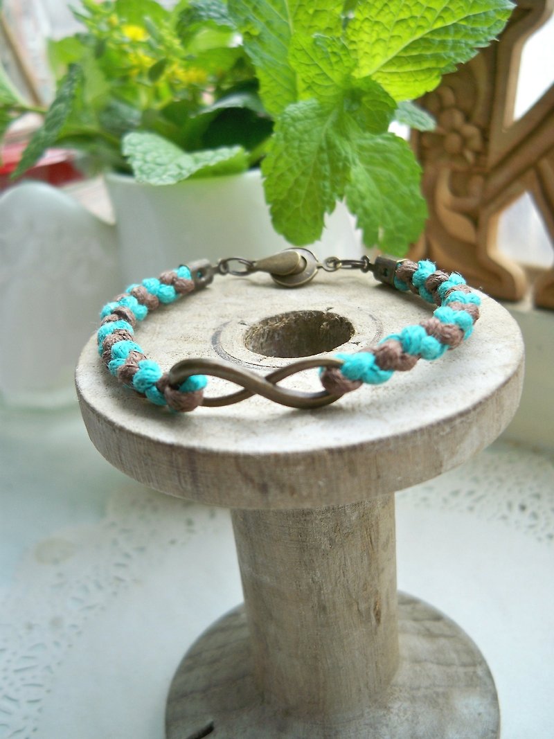 Unlimited braided bracelet-press button type (optional color) - Bracelets - Other Materials Multicolor