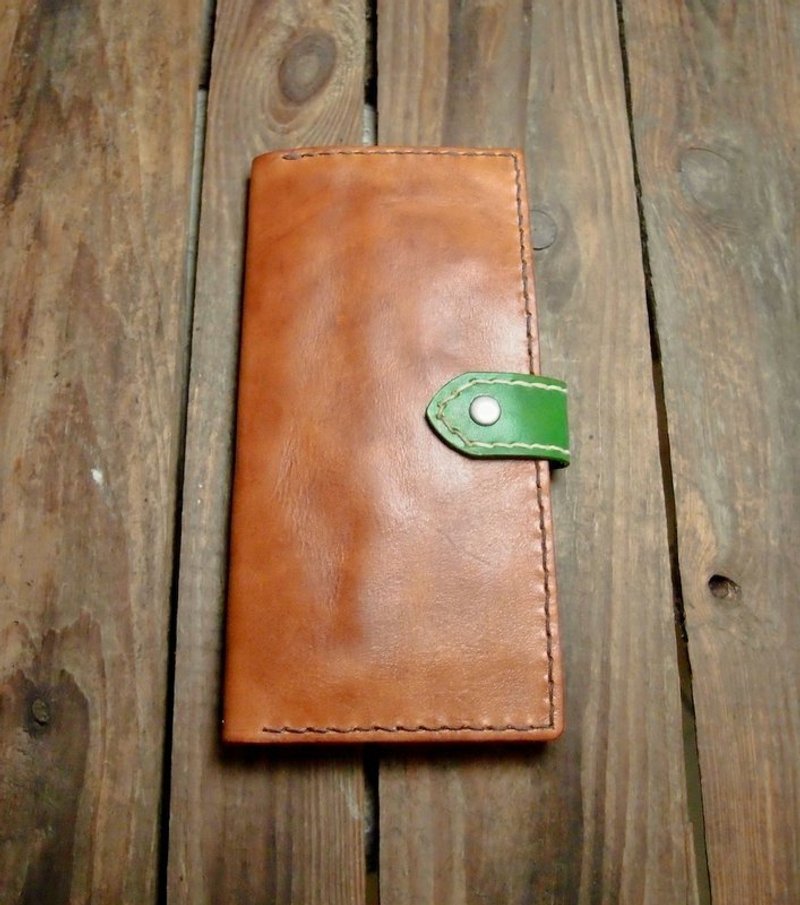 雙面人長夾 皮夾 Wallet  1 - 皮件/皮革 - 真皮 咖啡色