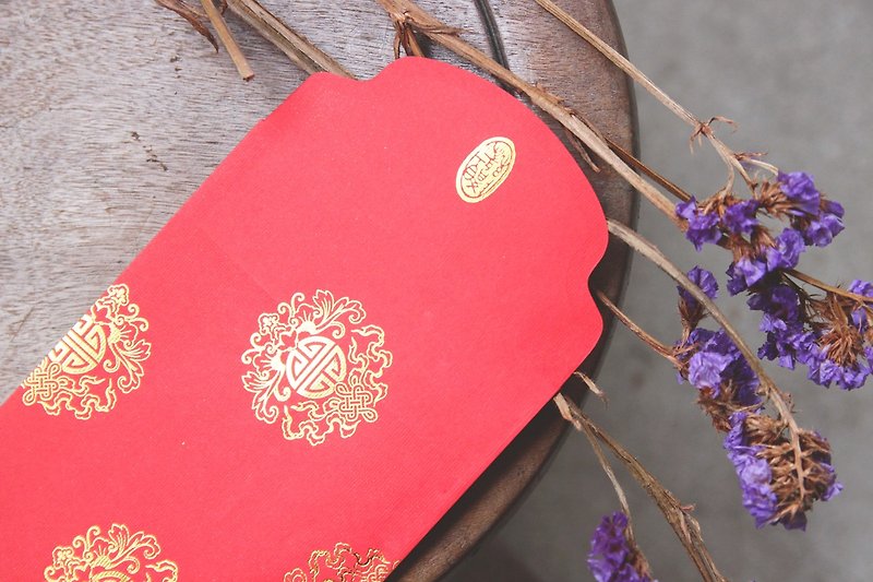 Red Envelope/Gold Stamping in Longevity Pattern/Big Size - Chinese New Year - Paper Red