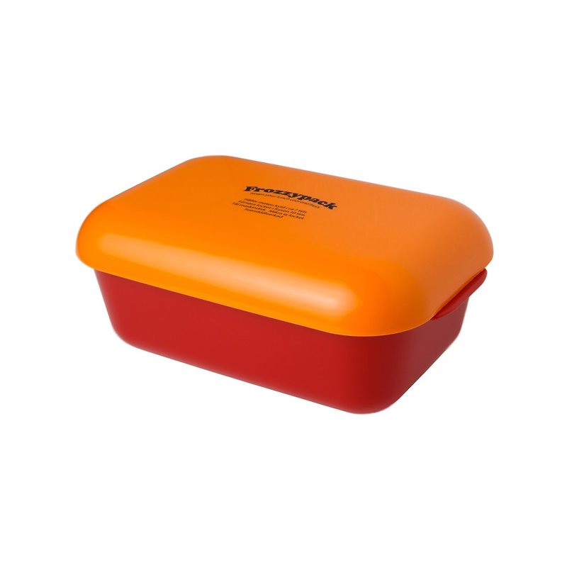 Swedish Frozzypack Preservation Lunch Box - Happy Series / orange - red / single size - Lunch Boxes - Plastic Multicolor
