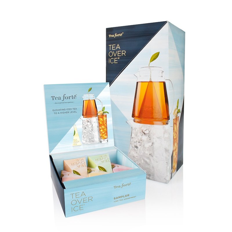 Tea Forte Ice Tea Box Set TOI Steep&Chill Pitcher Set - Tea - Fresh Ingredients 