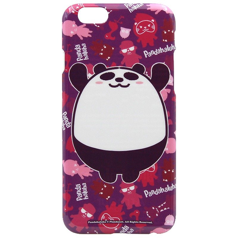 iPhone 6/6s 開心熊貓 Pandahaluha 超薄貼身 手機殼 手機保護套 - 手機殼/手機套 - 塑膠 紫色