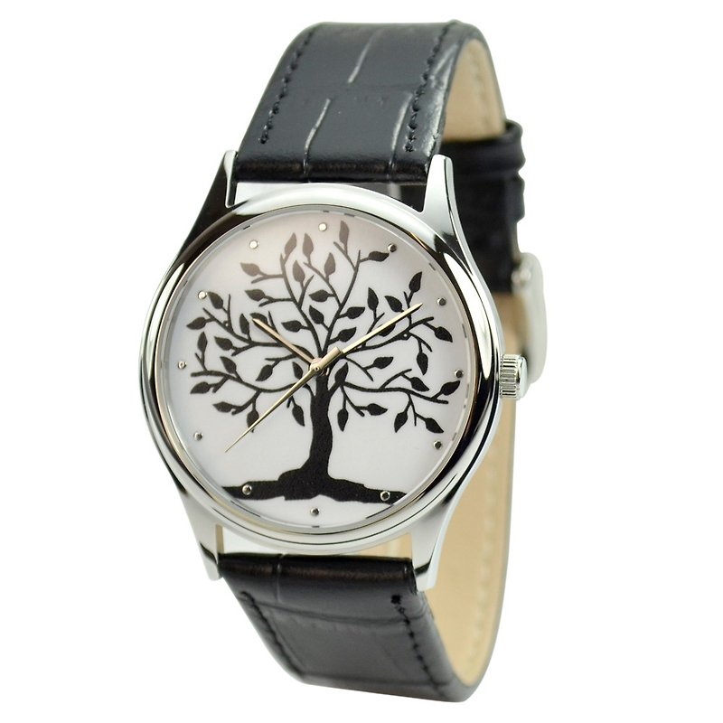 生命樹手錶 免運 Unisex Watch - 女裝錶 - 其他金屬 灰色