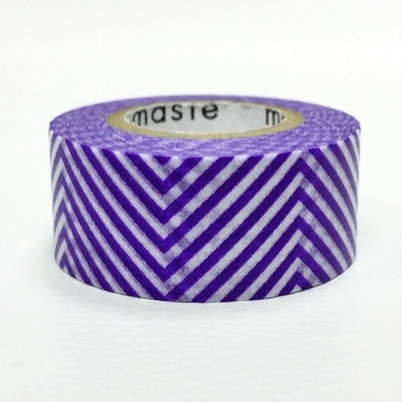 Mastee and paper tape Basic overseas [curve-blue-violet (MST-MKT140-PL)] - มาสกิ้งเทป - กระดาษ สีม่วง