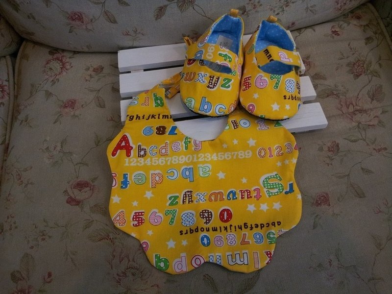 Digital & amp; alphabetical baby gift set (14cm) - อื่นๆ - วัสดุอื่นๆ สีเหลือง