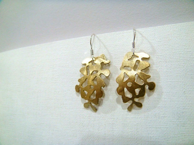 [StUdio copper earrings 6] - Earrings & Clip-ons - Other Metals Yellow